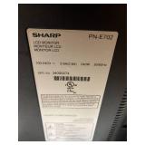 Sharp PN-E702 70" Commercial LED Display / MSRP: $5,499 Sharp PN-E702 70" Commercial LED Display / MSRP: $5,499
