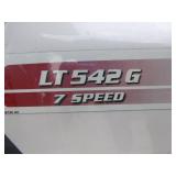 White Outdoor Riding Lawn Mower White Outdoor Riding Lawn Mower