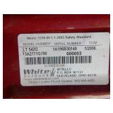 White Outdoor Riding Lawn Mower White Outdoor Riding Lawn Mower