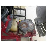 White Outdoor Riding Lawn Mower White Outdoor Riding Lawn Mower