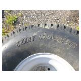 2 Carlisle Turfmaster Tires on Rims 2 Carlisle Turfmaster Tires on Rims