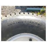 2 Carlisle Turfmaster Tires on Rims 2 Carlisle Turfmaster Tires on Rims