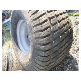 2 Carlisle Turfmaster Tires on Rims 2 Carlisle Turfmaster Tires on Rims