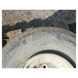 2 Armstrong Trailer Tires on 4-Hole Rims 2 Armstrong Trailer Tires on 4-Hole Rims