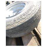 2 Armstrong Trailer Tires on 4-Hole Rims 2 Armstrong Trailer Tires on 4-Hole Rims