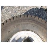 2 Carlisle Turf Saver Tires on Rims 2 Carlisle Turf Saver Tires on Rims