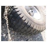 2 Carlisle Turf Saver Tires on Rims 2 Carlisle Turf Saver Tires on Rims