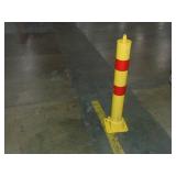 Fold-Down Safety Bollard - 4.5 x 36"