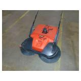 Haaga 697 Profi-line Battery Powered Triple Brush Sweeper, 38" Width