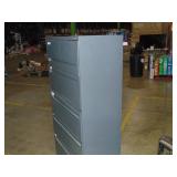 Hon Storage File Cabinet Metal 5 Drawer 36x72 inches