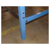 Adjustable Height Heavy Duty Steel  Bench 30x72 Inch with Power Strip