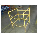 Collapsible Manhole Guard Rail, 33 in x 33 in x 3 1/2 ft, Steel, Yellow