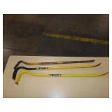 3 Pack 36" Mixed Stanley/Dewalt Pry Bars