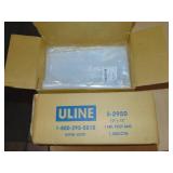 1500 Pack 10 x 12" 1 Mil Poly Bags