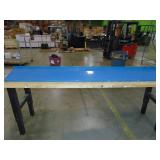 Gladiator 25x96 Inch Adjustable Height Heavy Duty Workbench With 1 Shelf