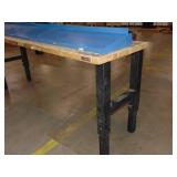 Gladiator 25x96 Inch Adjustable Height Heavy Duty Workbench With 1 Shelf