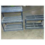 2 Shelves - 36" Wide 22" Tall And 36" Tall 19" Wide