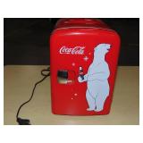 Coca-Cola Polar Bear 4L Cooler/Warmer 12V DC 110V AC Mini Fridge - Red: Thermoelectric Dorm Refrigerator, 6 Can Capacity