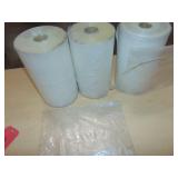 3 Rolls Plastic Roll Bags 12"x10" 1000s of Bags