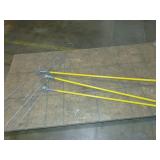 Mixed Dust Mop Frame and Handle 36", 48" and 60"