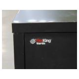 FireKing Lateral Fire-Resistant File Cabinet - 2 Drawer, Black