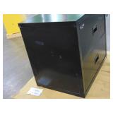 FireKing Lateral Fire-Resistant File Cabinet - 2 Drawer, Black