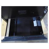 FireKing Lateral Fire-Resistant File Cabinet - 2 Drawer, Black