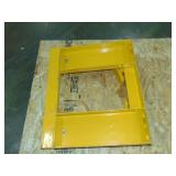 Vestil DGS-55-D Steel Deluxe Single Drum Gripper 55 Gallon 43-3/16 In x 28 In x 7-1/8 In 1500 Lb. Capacity, Yellow