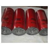 Baldwin BD103 - Engine Oil Filter Dual Flow Lube Spin on Used for Cummins Engines - Set of 4