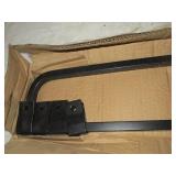 Power Products B25P - Mud Flap Hanger Kit, 0.64", Black, Square Bar