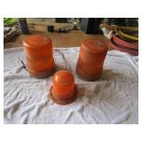Mixed Lot of 3 Amber Lights
