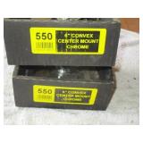 Set of 2 - 6" Convex Center Mount Mirrors