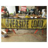 Set of 4 Oversized Load Signs and Red Flags