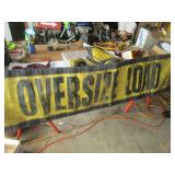 Set of 4 Oversized Load Signs and Red Flags