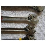 Mixed Lot of Crescent(Adjustable) Wrenches
