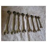 Mixed Lot of Craftsman Metric Combination Wrenches