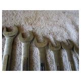 Mixed Lot of Craftsman Standard Combination Wrenches