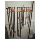Mixed Lot of 14 Pipe Clamps