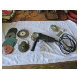 Craftsman 4 1/2" Angle Grinder with Grinder Wheels