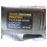 Craftsman 4 1/2" Angle Grinder with Grinder Wheels