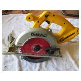 Mixed Lot - Dewalt XRP DC385 Cordless 18 Volt Reciprocating Saw and Dewalt DC390B 6-1/2-Inch 18-Volt Cordless Circular Saw -Tools Only