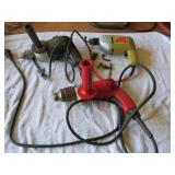 3 Piece Lot of Electric Drills