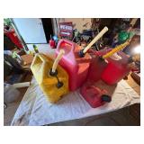 Mixed Lot of Gas Cans