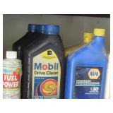 Mixed Lot of Oils and Liquids