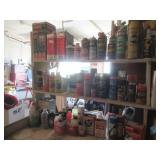 Mixed Lot of Garage and Household Sprays and Liquids