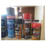 Mixed Lot of Garage and Household Sprays and Liquids