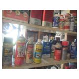 Mixed Lot of Garage and Household Sprays and Liquids