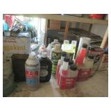 Mixed Lot of Garage and Household Sprays and Liquids