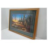 "Evening Retreat" print by Leo Stans 39"x 29"