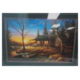 "Evening Retreat" print by Leo Stans 39"x 29"